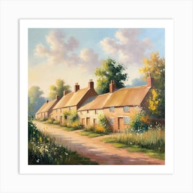 Country Cottages 2 Art Print