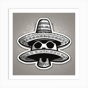 Mexican Skull 8 Art Print