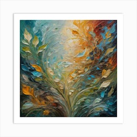 Abstract Of A Tree Art Print