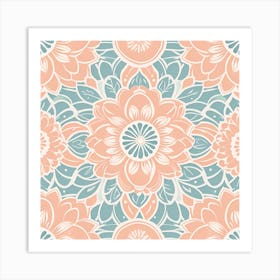 Floral Pattern 5 Art Print