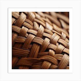 Woven Basket Art Print