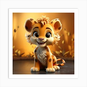 Lion Cub 13 Art Print