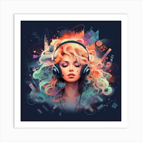 CalmingFacade Music Icon 3 Art Print