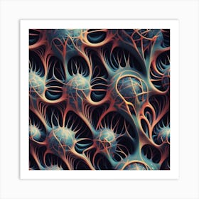 Abstract 3d Fractal Art Art Print