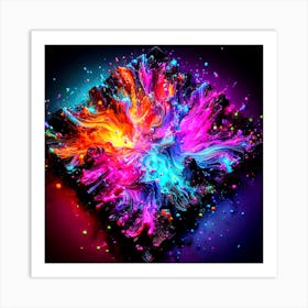 Abstract Art Colorful Diamond Art Print