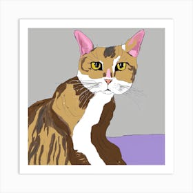 Cat Portrait #3 Art Print