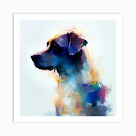 Dog Portrait 2 Art Print