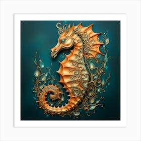 Seahorse 19 Art Print