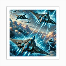 Ionosphere Sky Dominators Converted Art Print