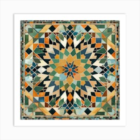 Mosaic Tile Art Print