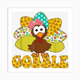 Thanksgiving Shirt Women Gobble Shirt Funny Turkey Graphic Art Print