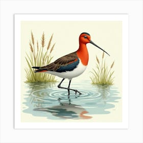 Shorebird Art Print