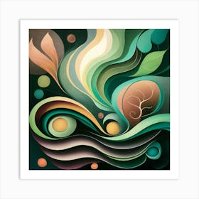 Abstract Painting 1 Art Print