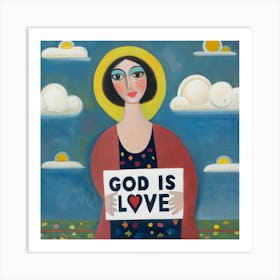 God Is Love 2 Art Print