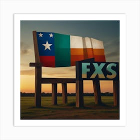 Texas Flag Art Print