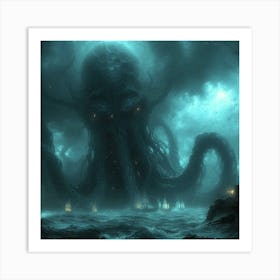 Octopus Art Print