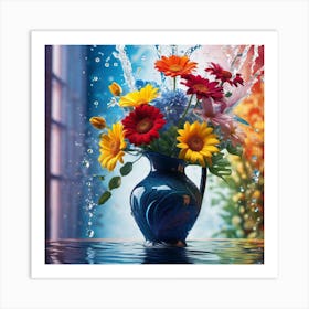 Flowers In A Vase 73 Art Print