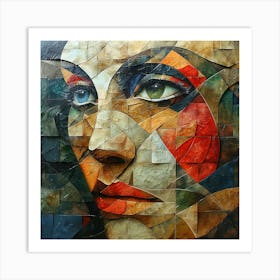 Abstract Of A Woman 16 Art Print