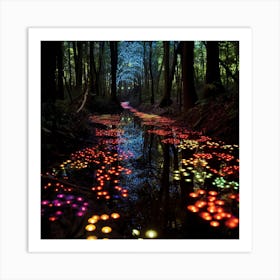 Night In The Forest Art Print