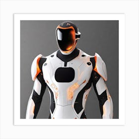 Futuristic Suit 35 Art Print