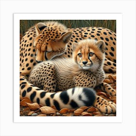 Cheetahs Art Print