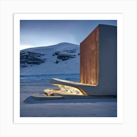 Antarctic Library Art Print