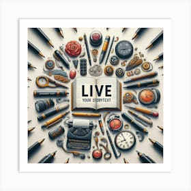 Live Your Story 1 Art Print