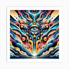 Psychedelic Art Art Print