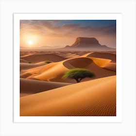 Sahara Desert Landscape 5 Art Print