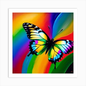 Colorful Butterfly 24 Art Print