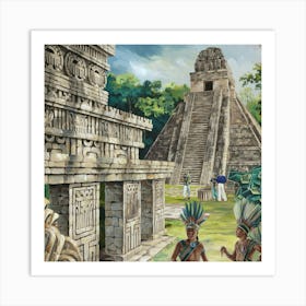 Mayan Ruins Affiche