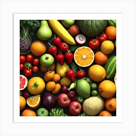 Fruit Stock Art Print