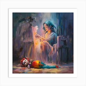 Clown Art Print