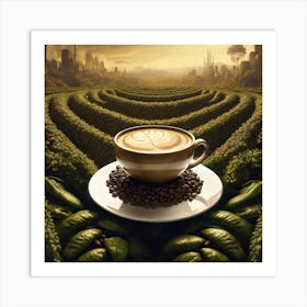 Coffee Ad 1 Art Print