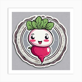 Radish 8 Art Print