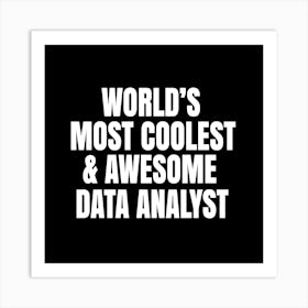 Data Analyst Art Print