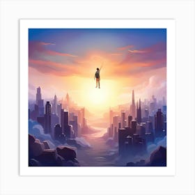 Child In The Sky Art Print