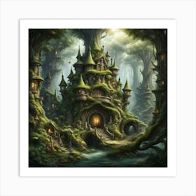 Fairytale Castle 15 Art Print