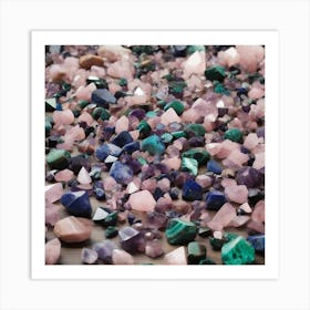 Crystals 1 Art Print