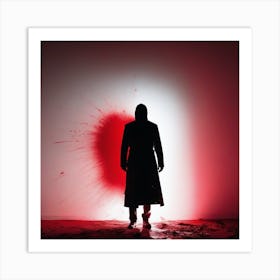 Man In The Red Coat Art Print