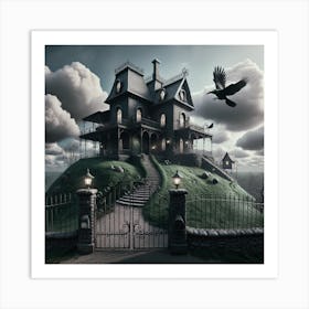 Haunted House 2 Art Print