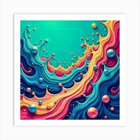 Abstract Painting 28 Art Print