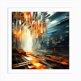 Futuristic City Art Print