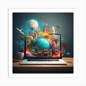 Laptop Utopia Poster