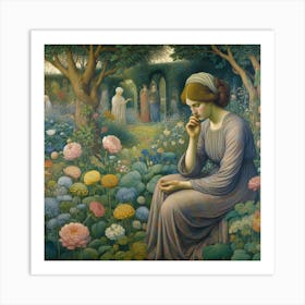 Garden Of Flowers 5 Art Print