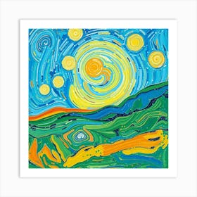 Starry Night 18 Art Print