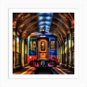 Train In The Station 1 Art Print