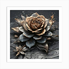 Water Rose 2 Art Print