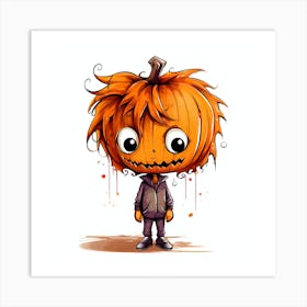 Halloween Pumpkin 4 Art Print