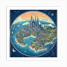 A Fantastical Land 13 Art Print